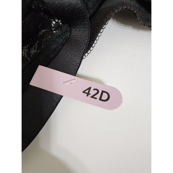 Maiden Form Bra Bodysuit Lace One Piece Shaper Size 42D NEW Black Style 1456 - Picture 3 of 9